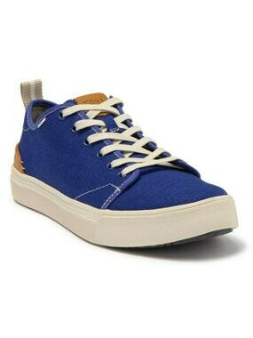 TOMS TRVL LITE Low Airforce Blue Canvas Sneakers Mens 7.5 Lightweight Casual Sho